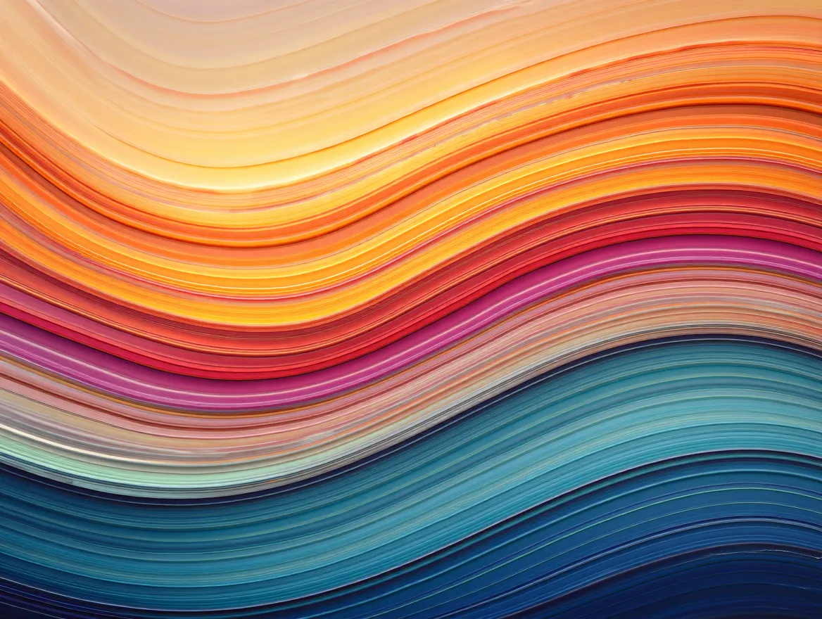 Bølgende linjer som illustrerer en myk overgang