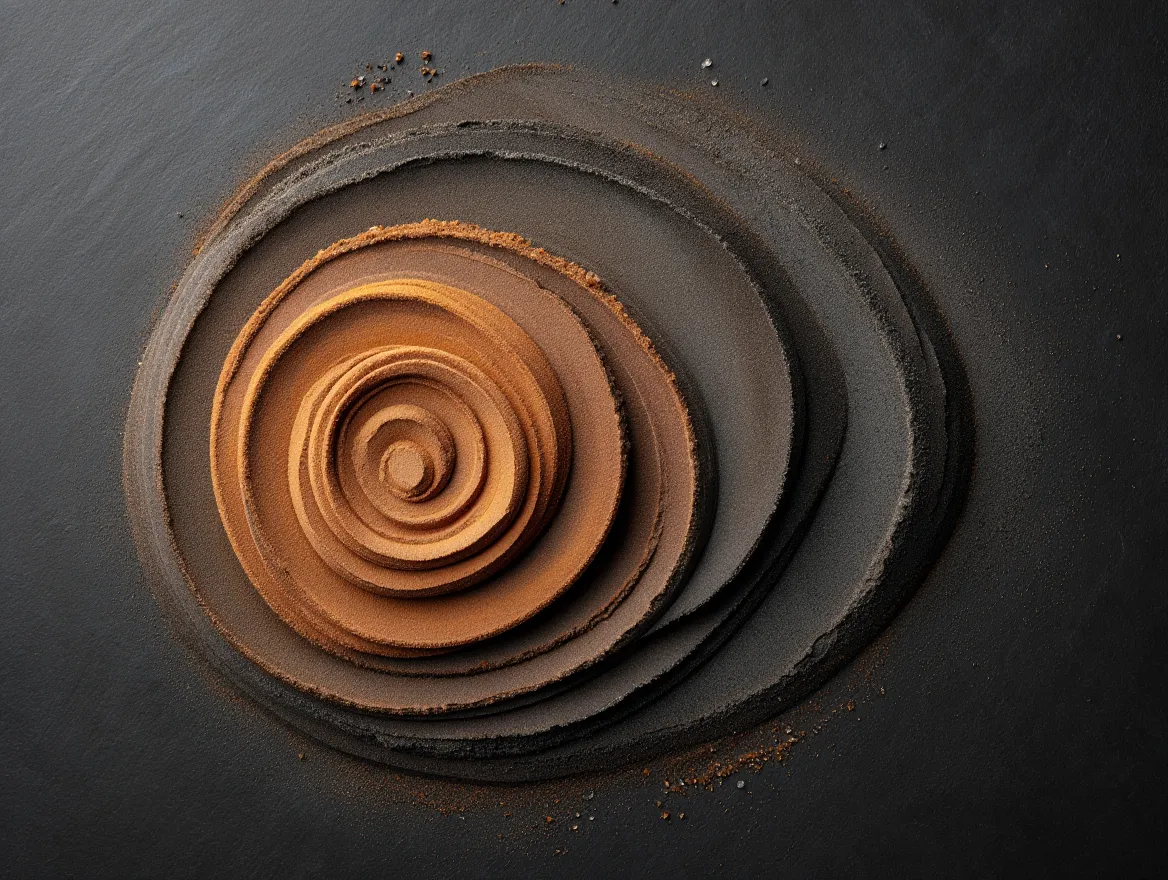 Rytmiske sirkler som representerer pust og ro